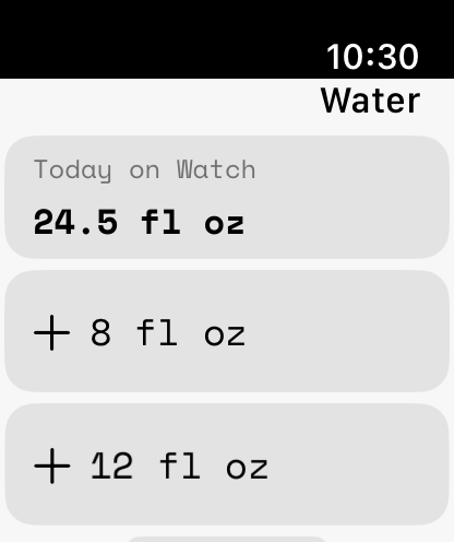 Water