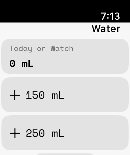 Water