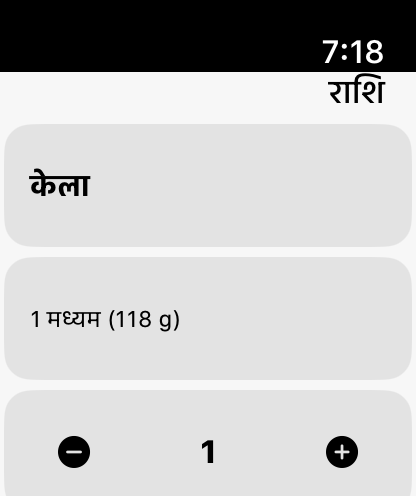 भोजन की मात्रा
