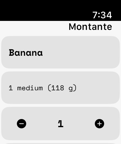 Porções de alimentos